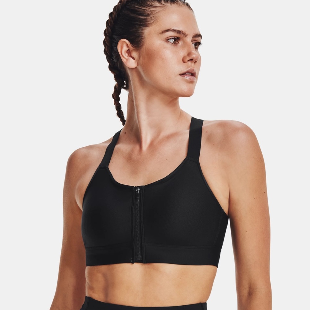 Under Armour Front Zip Racerback Sports Bra